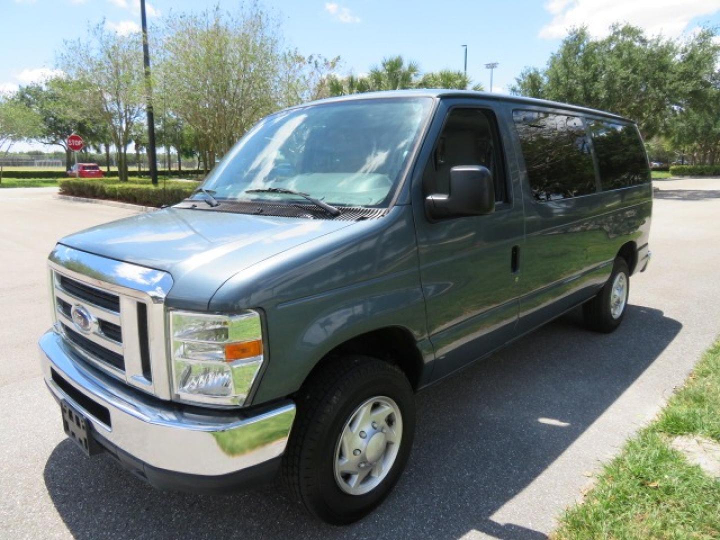 2013 Dark Blue /Gray Ford E-Series Wagon XLT (1FMNE1BW4DD) with an 4.6L V8 engine, Automatic transmission, located at 4301 Oak Circle #19, Boca Raton, FL, 33431, (954) 561-2499, 26.388861, -80.084038 - You are looking at a Gorgeous 2013 Ford E150 XLT Handicap Wheelchair Conversion Van with 22K Original Miles, Tie Down System, Power Electric VMI Side Entry Wheelchair Lift, Back Up Camera, Factory Navigation and Much Much More. This van is Awesome. This is a Nice Rust Free Van with a Clean Carfax, C - Photo#20